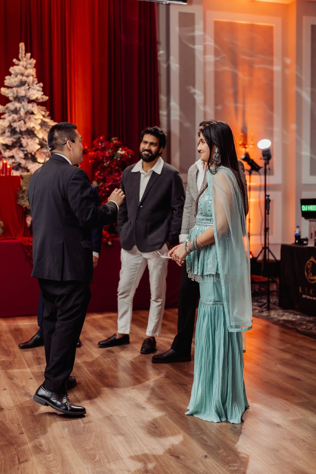John Ha Magic event reaction photo from the Best Magic Pictures gallery: ktl holidayparty michellediamond 475