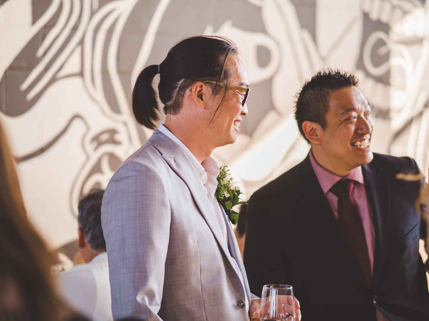 John Ha Magic event reaction photo from the Best Magic Pictures gallery: rosa brian wedding 423